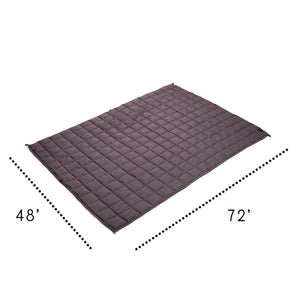 Memalé Premium Adult Weighted Blanket With Glass Beads, 48" x 72"